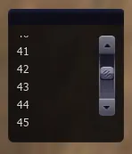 A preview of a GUI ScrollPane.